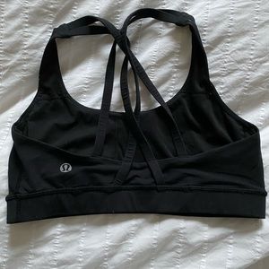 Lululemon energy sports bra black size 6